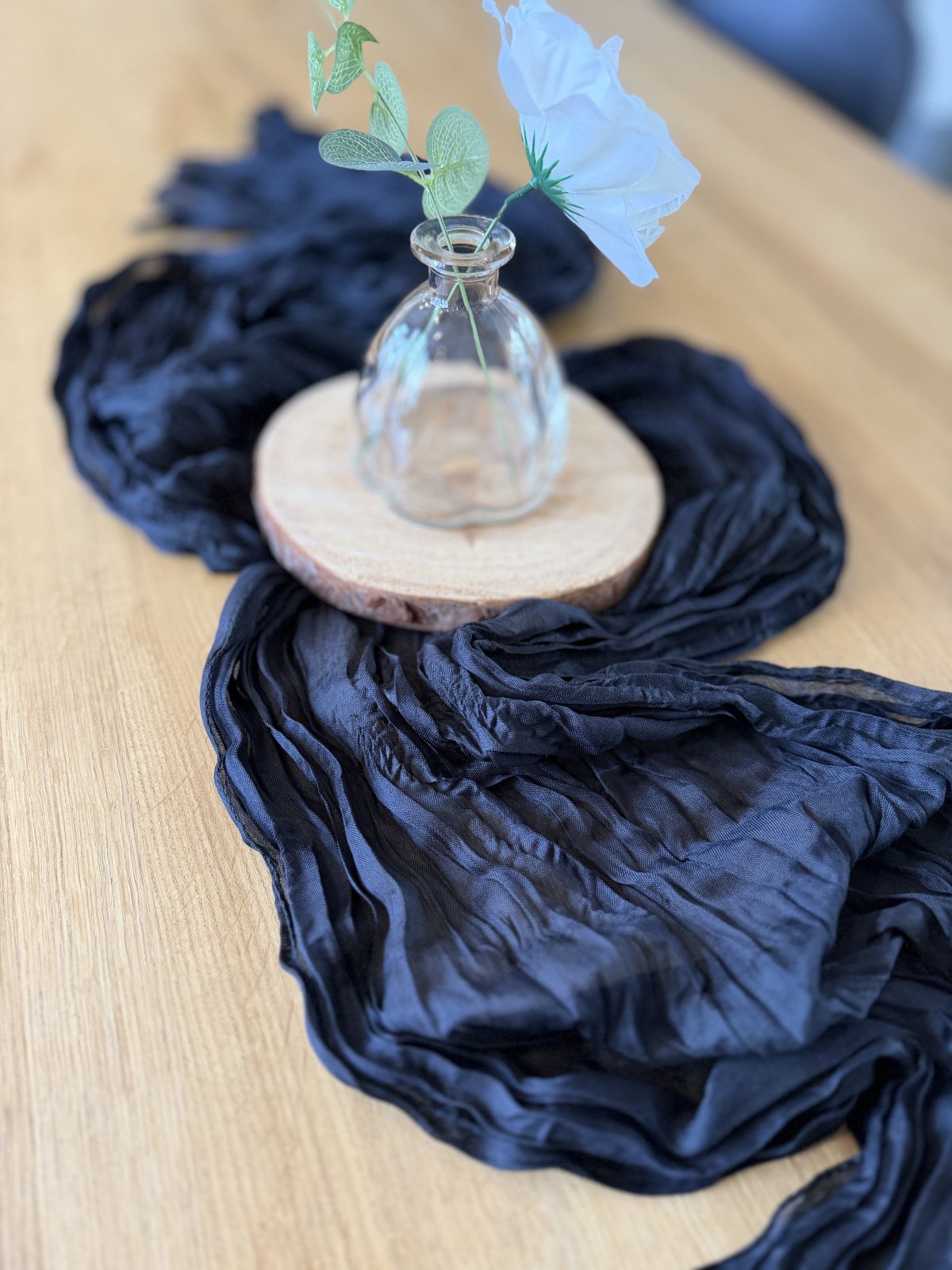 Black Table Runner 2